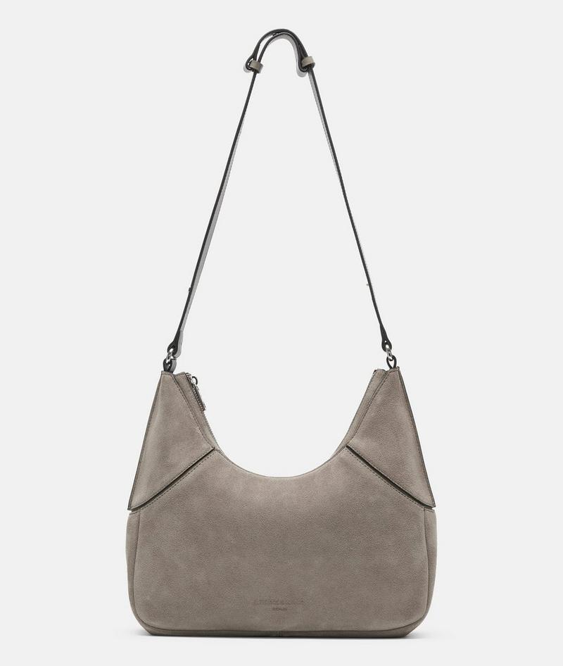 Liebeskind Herren Lilly Hobo S - Steingrau