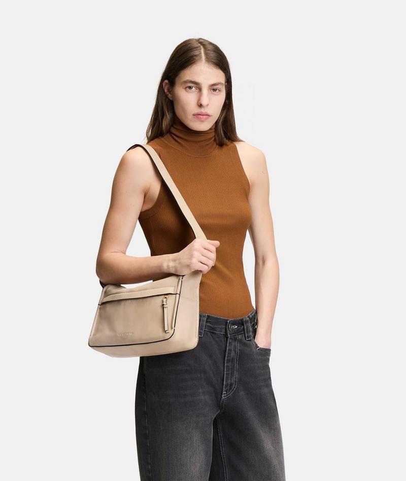 Liebeskind Herren Sky Hobo S - Sandfarben