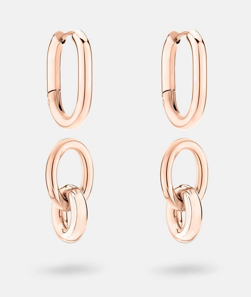 Liebeskind Herren Creolen - Roségold