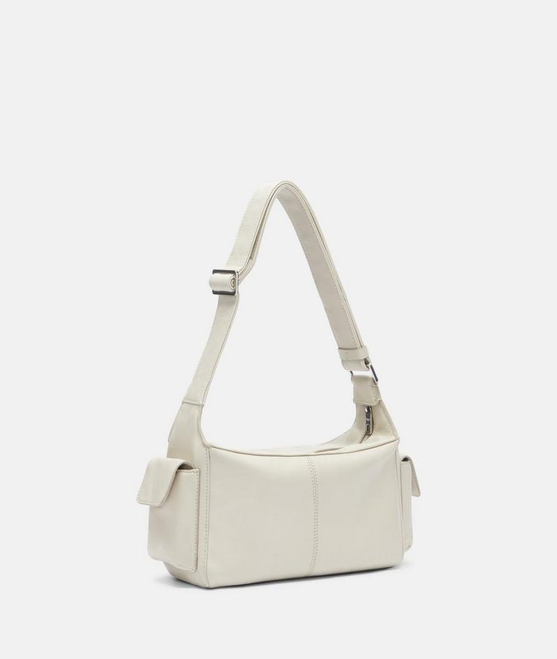 Liebeskind Herren Lila Crossbody S - Creme