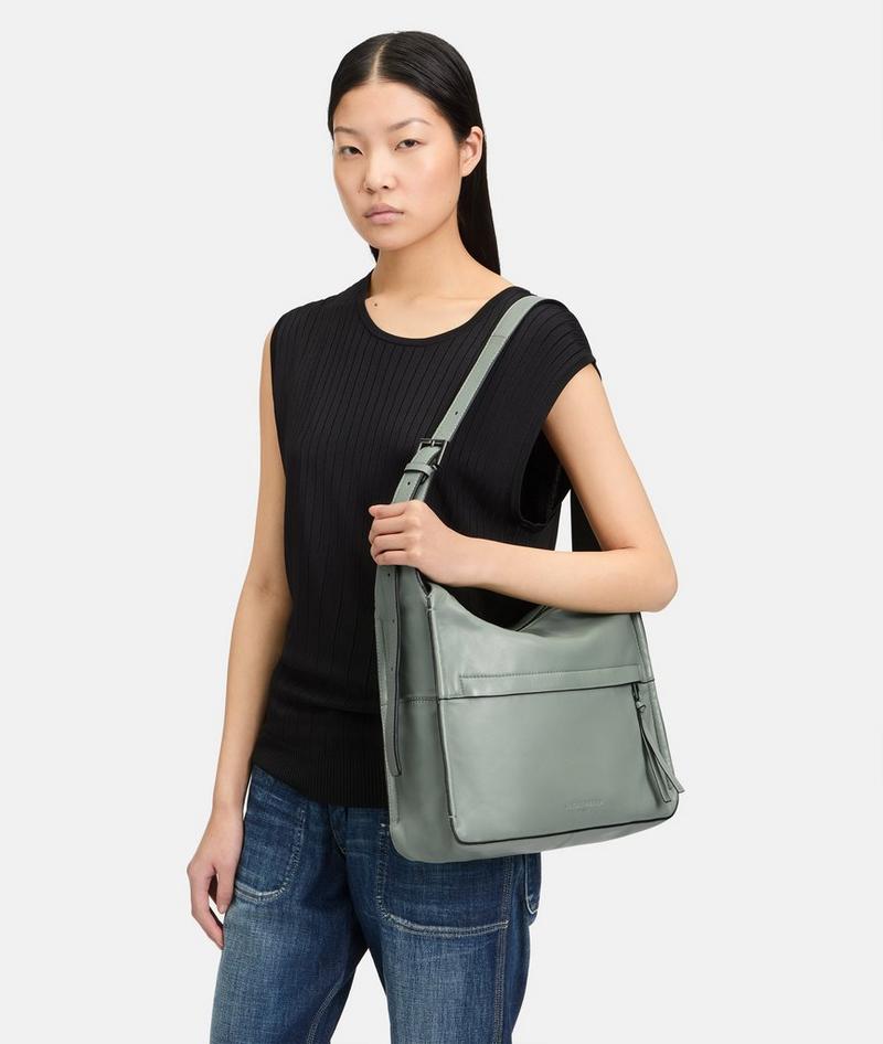 Liebeskind Herren Sky Hobo M - Dunkles Salbeigrün