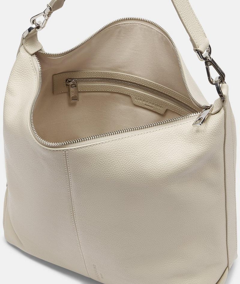 Liebeskind Herren Paris Hobo M - Creme