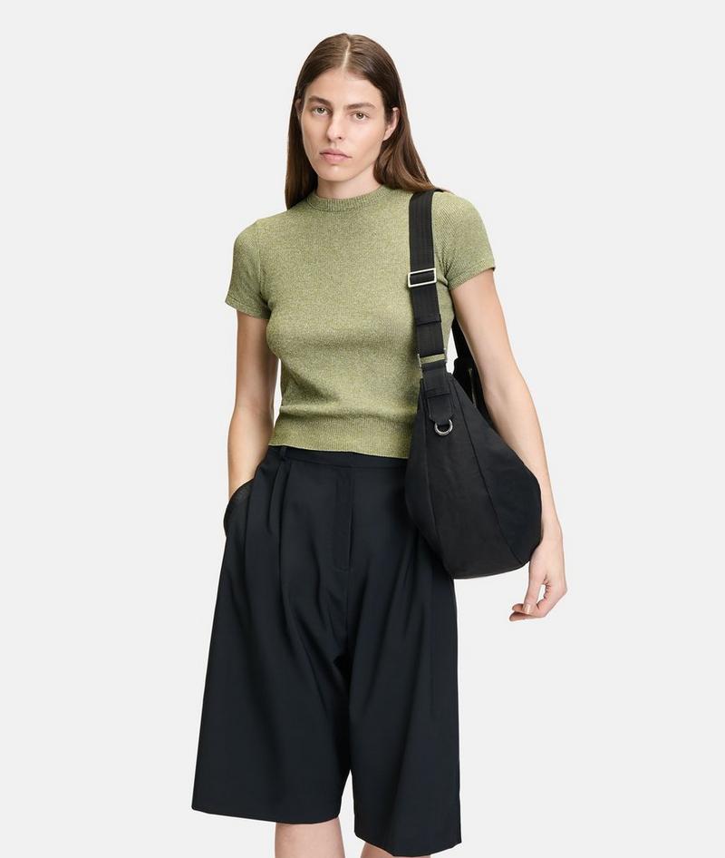 Liebeskind Herren Nylon Moon Hobo M - Schwarz