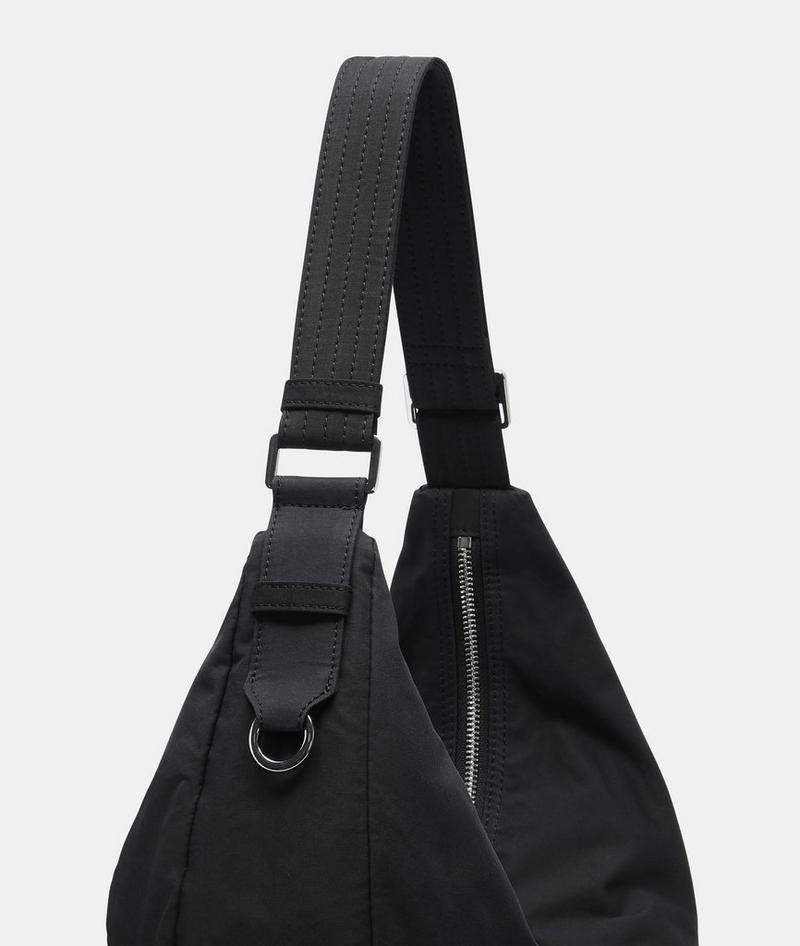 Liebeskind Herren Nylon Moon Hobo M - Schwarz