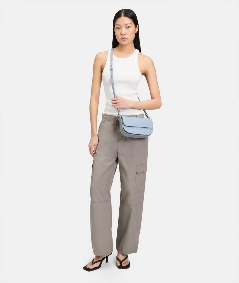 Liebeskind Herren Viktoria Crossbody S - Hellblau