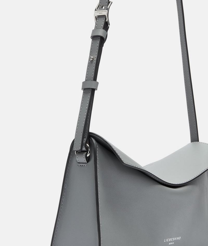 Liebeskind Herren Lora Crossbody S - Grau Meliert