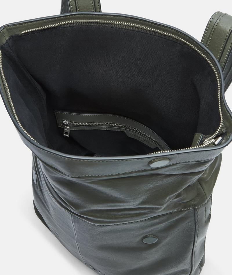 Liebeskind Herren Elvira Backpack L - Tannengrün