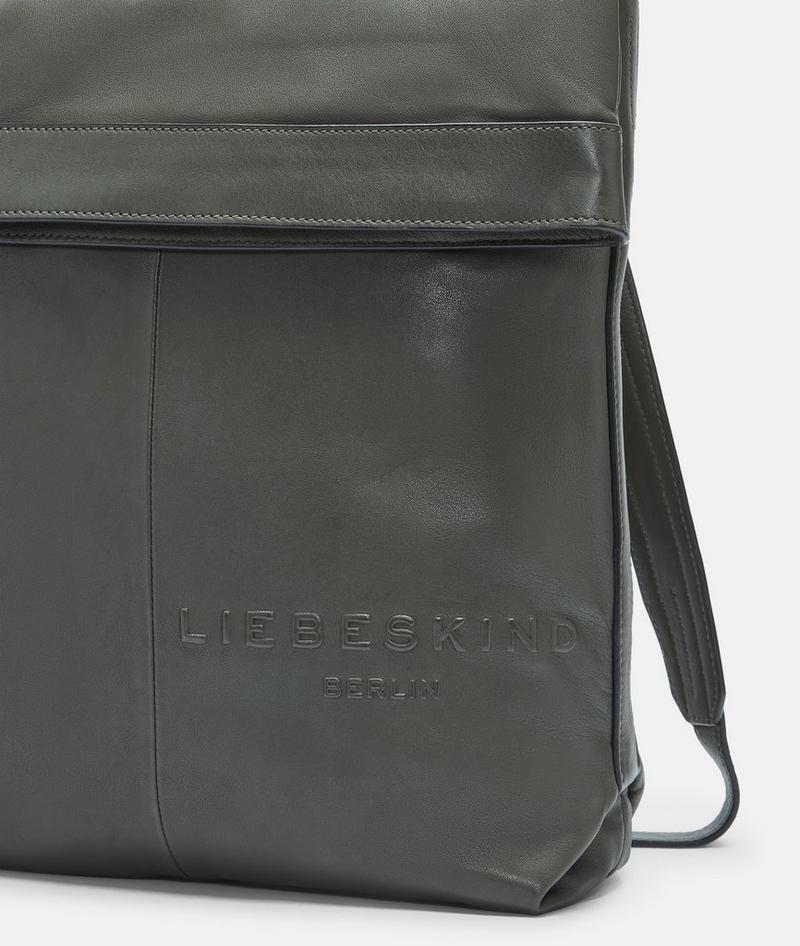Liebeskind Herren Elvira Backpack L - Tannengrün