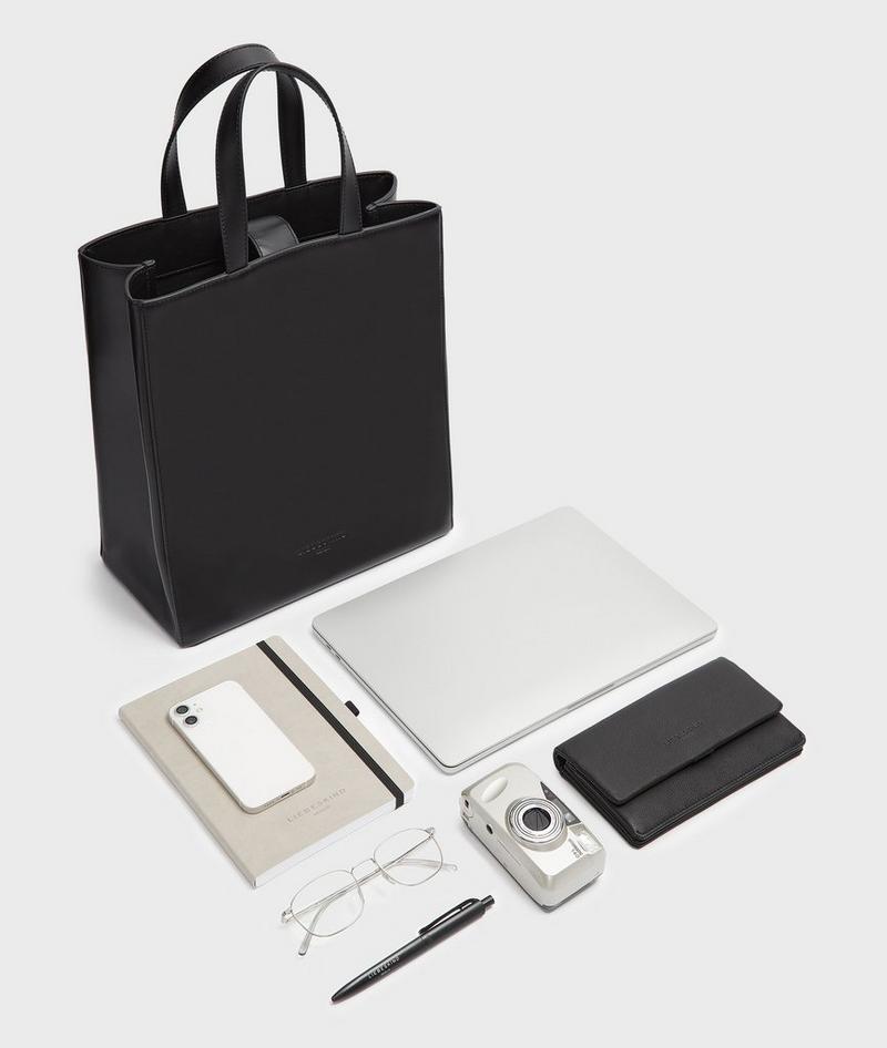 Liebeskind Herren Paper Bag M - Schwarz