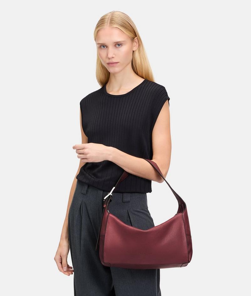 Liebeskind Herren Lou Hobo M - Bordeaux