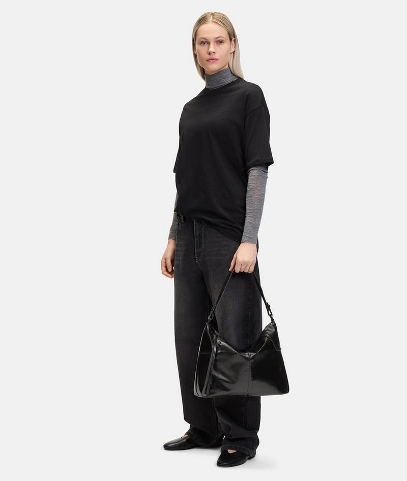 Liebeskind Herren Mila Hobo M - Schwarz