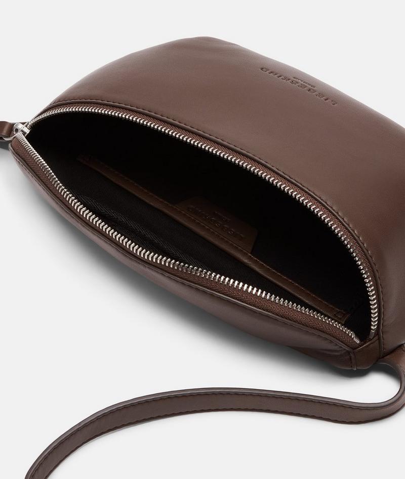 Liebeskind Herren Tavia Belt-bag S - Dunkelbraun