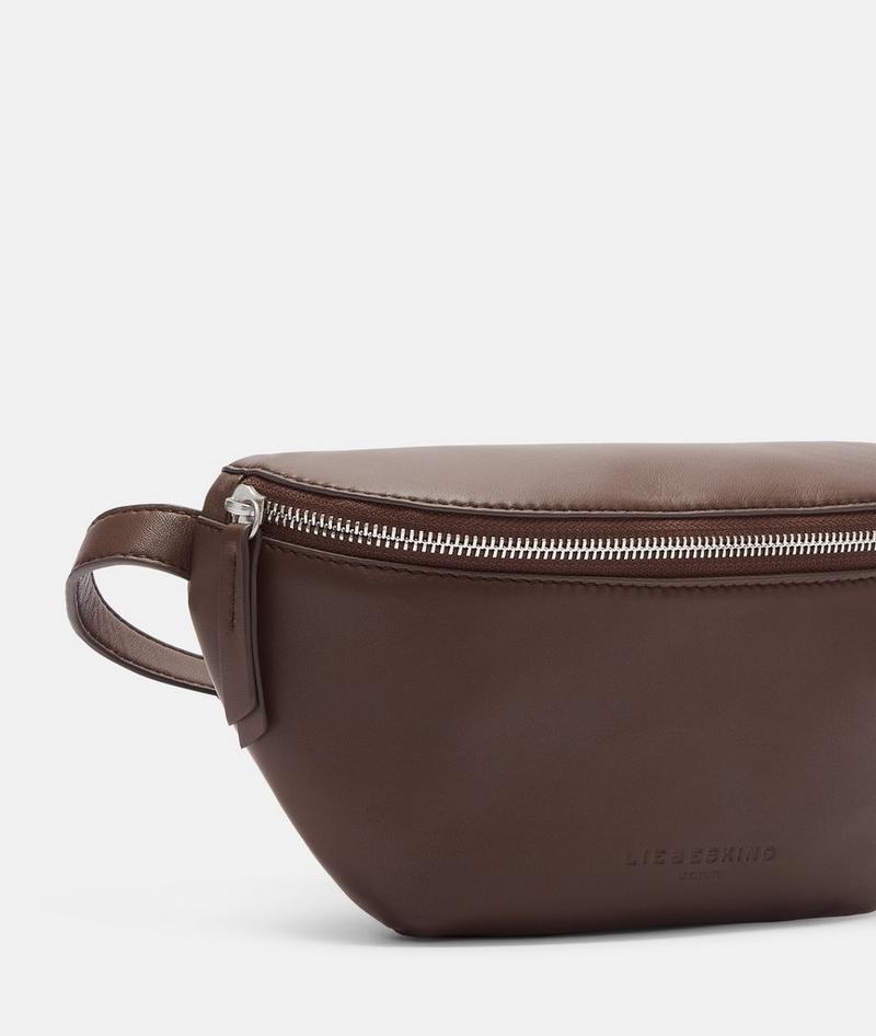 Liebeskind Herren Tavia Belt-bag S - Dunkelbraun