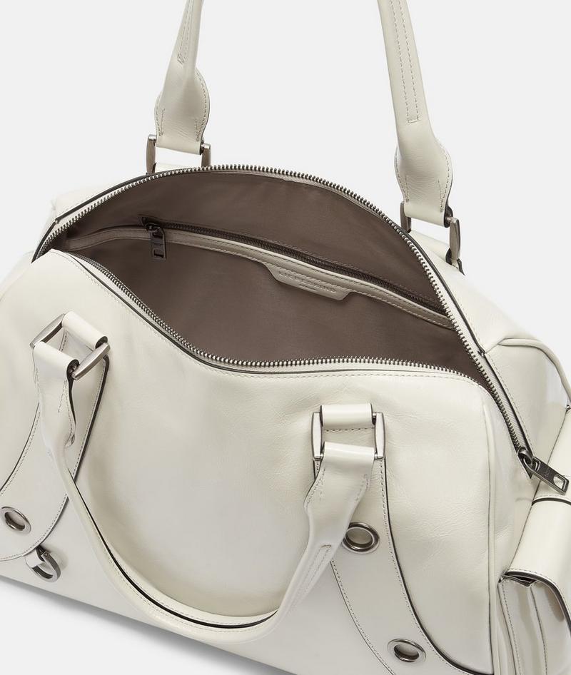 Liebeskind Herren Archive Nika Satchel L - Creme