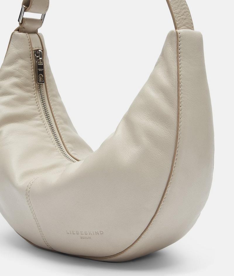 Liebeskind Herren Moon Hobo S - Creme