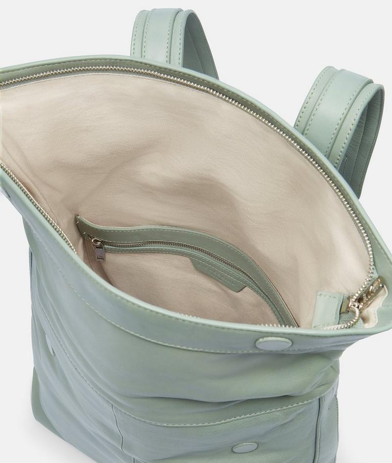 Liebeskind Herren Elvira Backpack L - Dunkles Salbeigrün