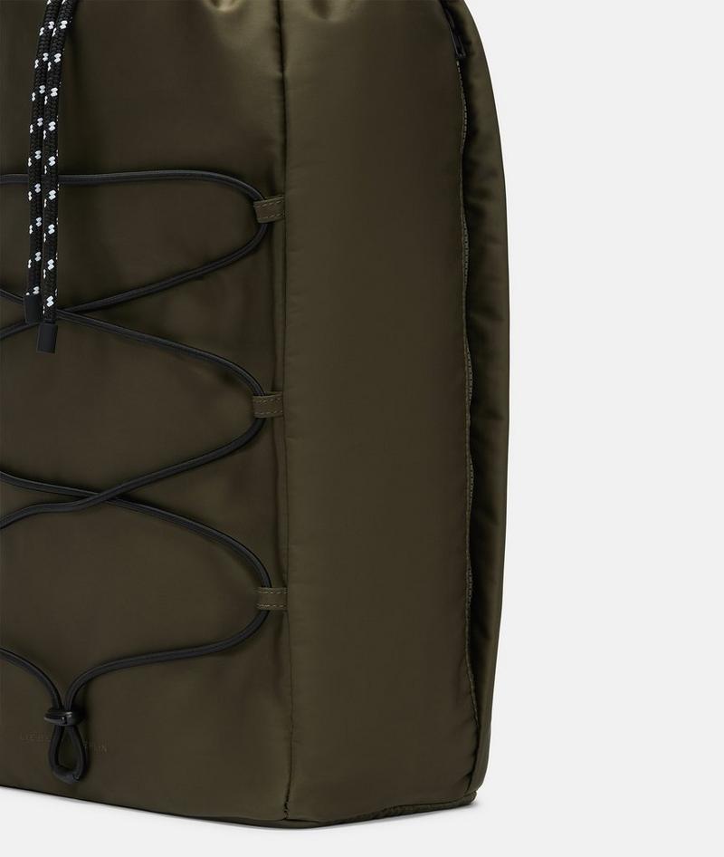 Liebeskind Herren Nylon Backpack L - Olivgrün