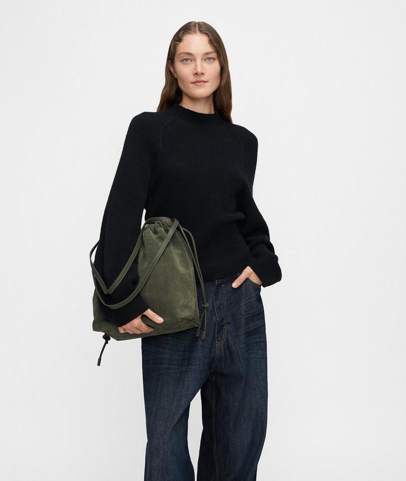 Liebeskind Herren Lya Hobo M - Olivgrün