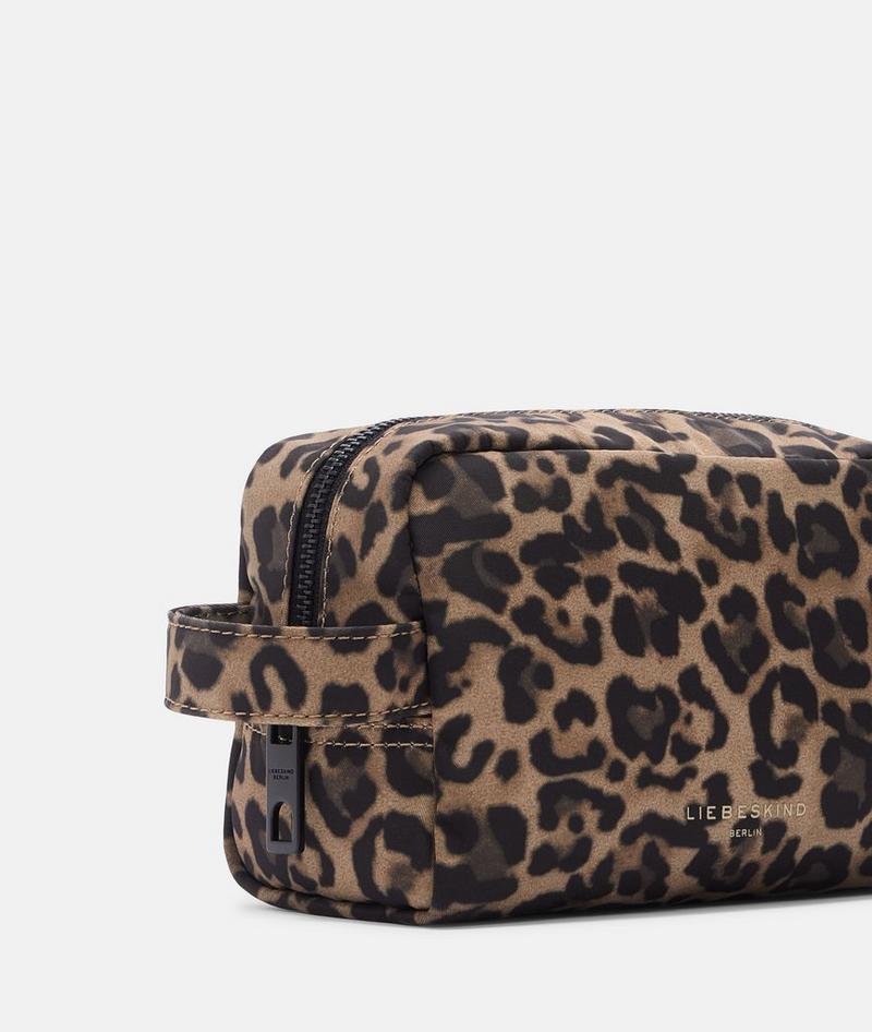 Liebeskind Herren Nylon Cosmetic Pouch S - Sandfarben