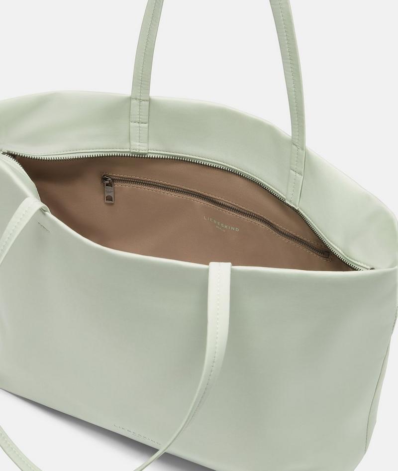 Liebeskind Herren Nylon Hera Shopper L - Salbeigrün