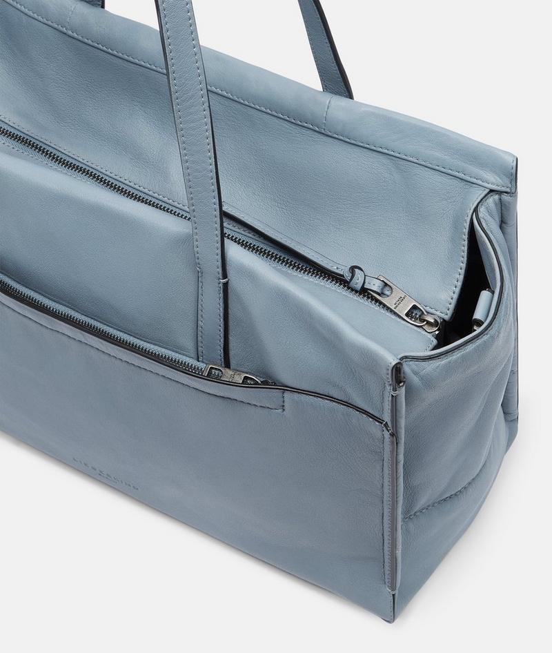 Liebeskind Herren Sky Shopper L - Blassblau