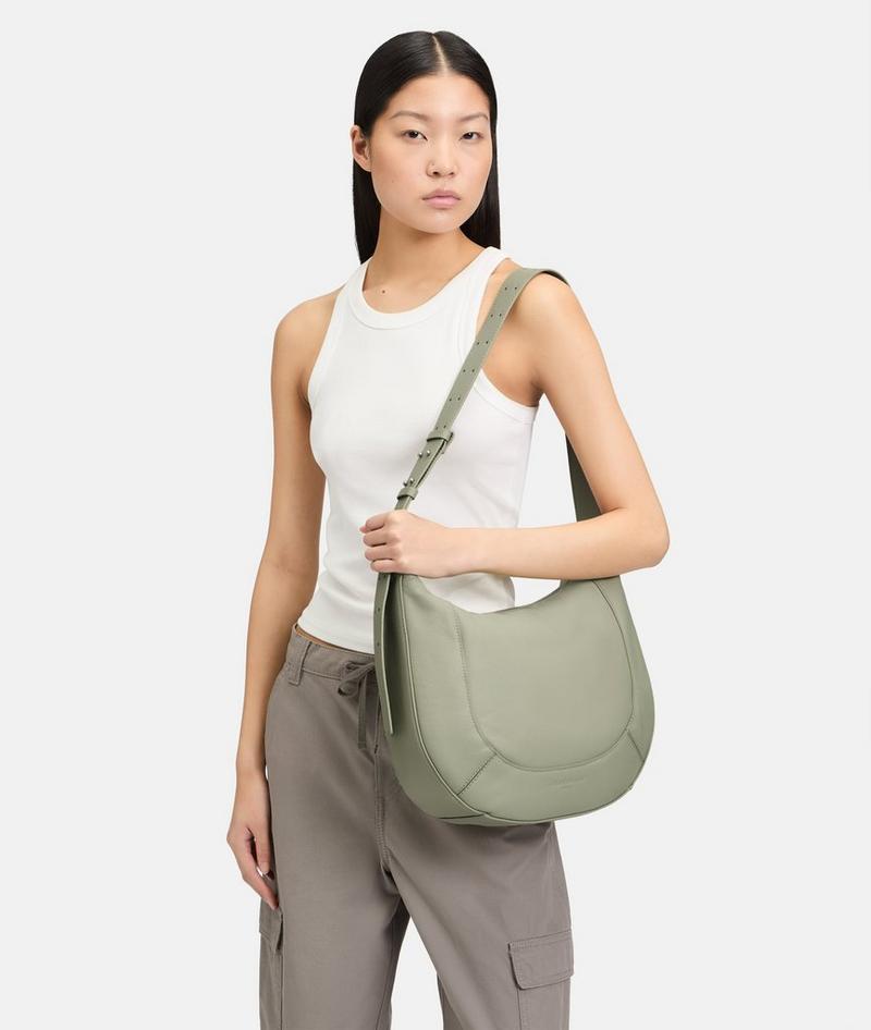 Liebeskind Herren Alma Hobo M - Helles Olivgrün