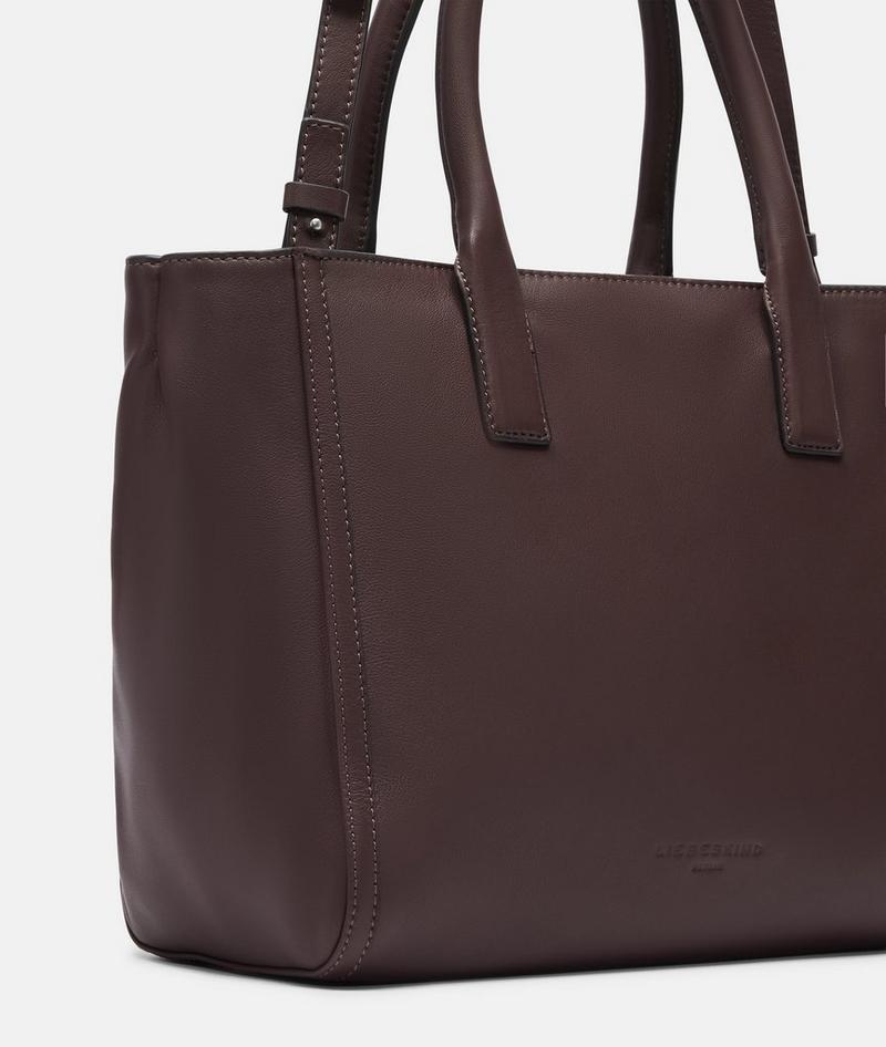 Liebeskind Herren Shopper M - Bordeaux