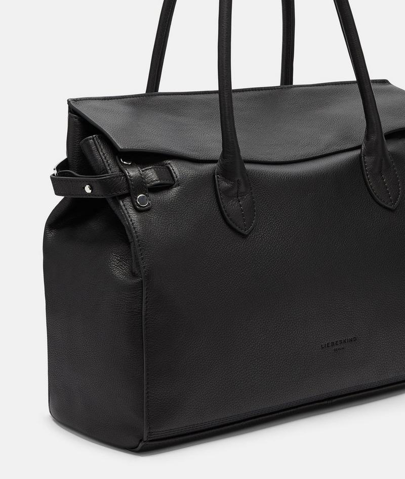 Liebeskind Herren Archive Gloria Satchel L - Schwarz