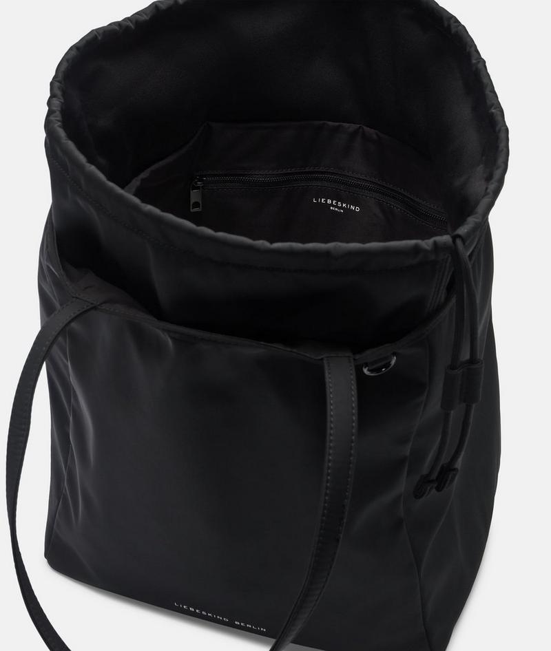 Liebeskind Herren Nylon Suri Shopper L - Schwarz