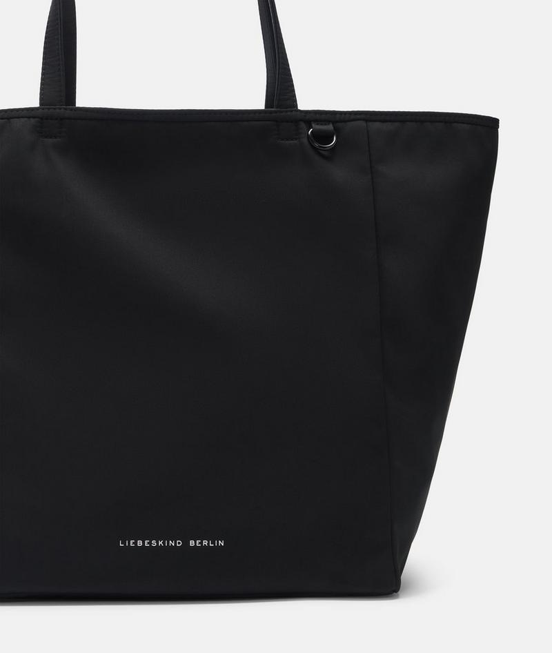 Liebeskind Herren Nylon Suri Shopper L - Schwarz