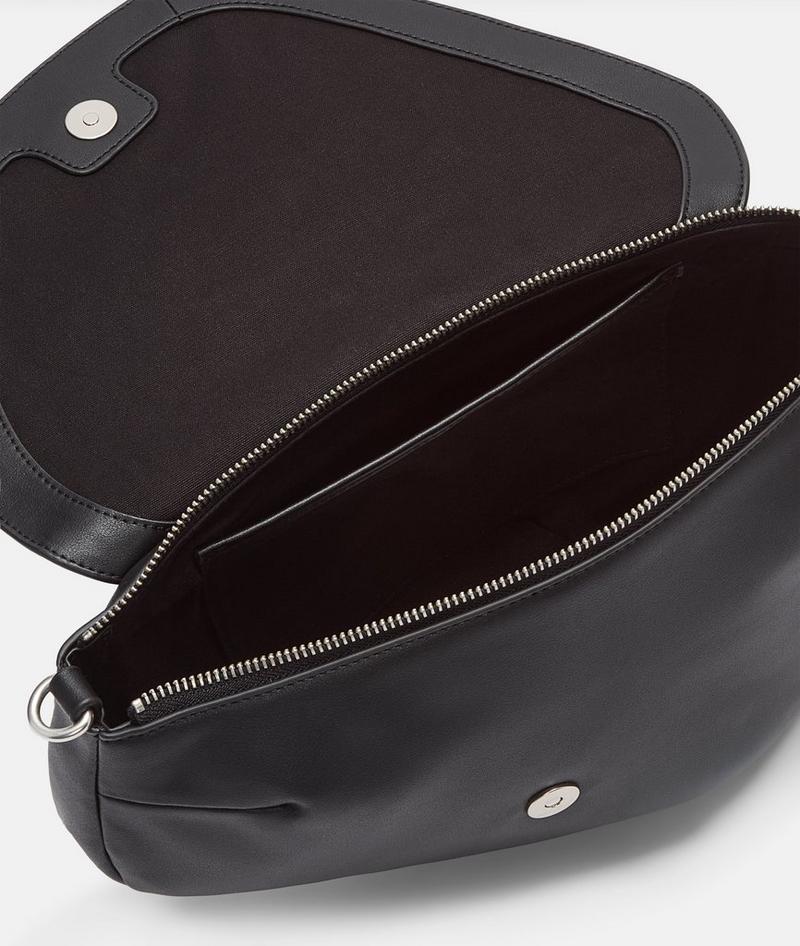 Liebeskind Herren Oval Shoulder Bag M - Schwarz