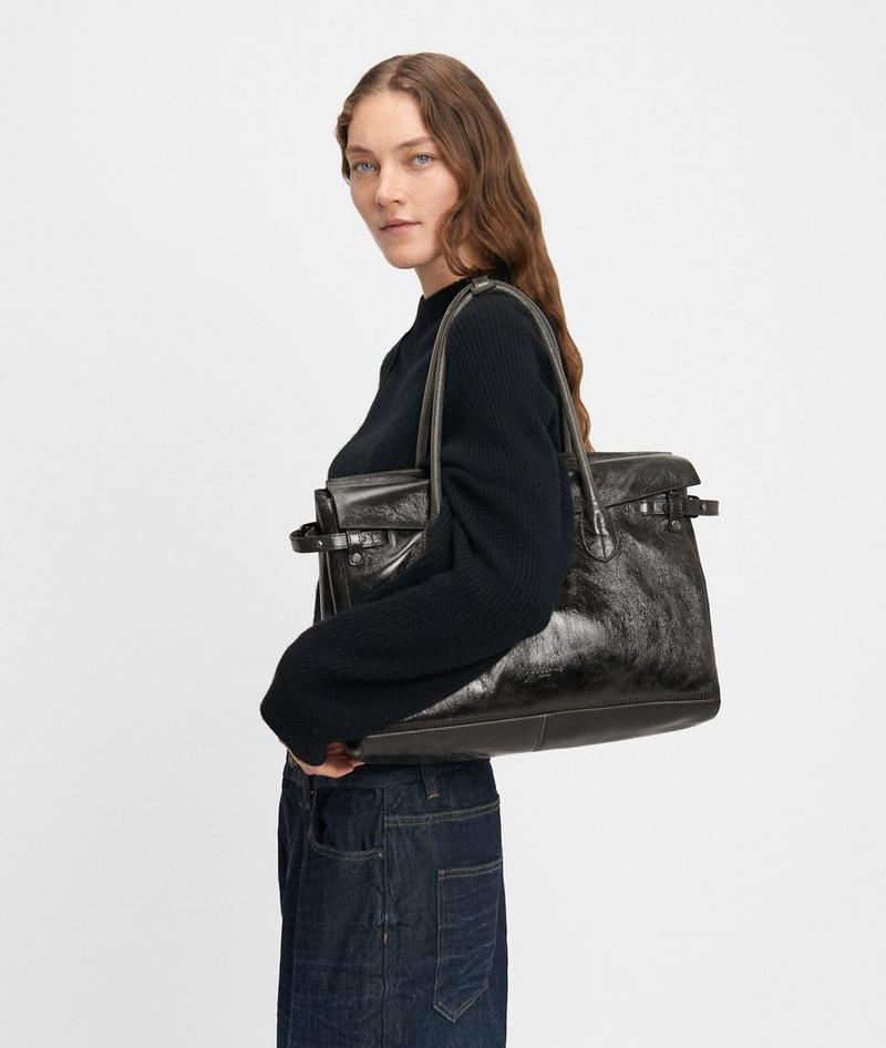 Liebeskind Herren Archive Gloria Satchel L - Graphit