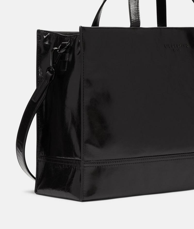 Liebeskind Herren Lou Satchel L - Schwarz