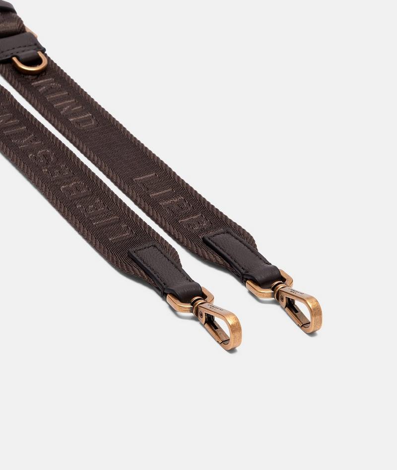 Liebeskind Herren Schultergurt Mit Logo - Mokka