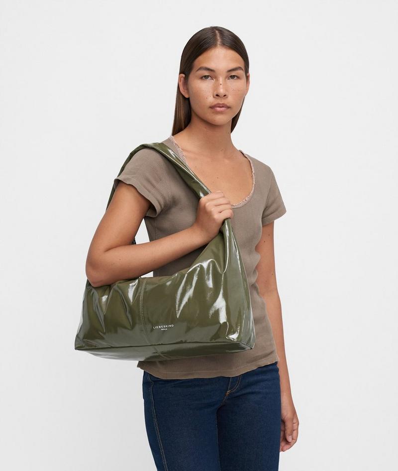 Liebeskind Herren Bo Hobo L - Olivgrün