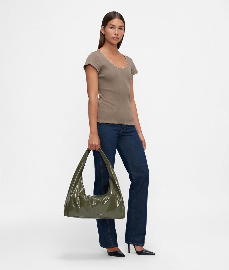 Liebeskind Herren Bo Hobo L - Olivgrün