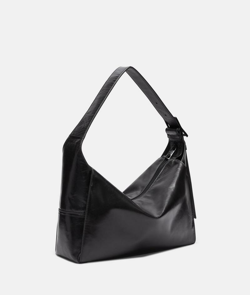 Liebeskind Herren Lou Hobo M - Schwarz