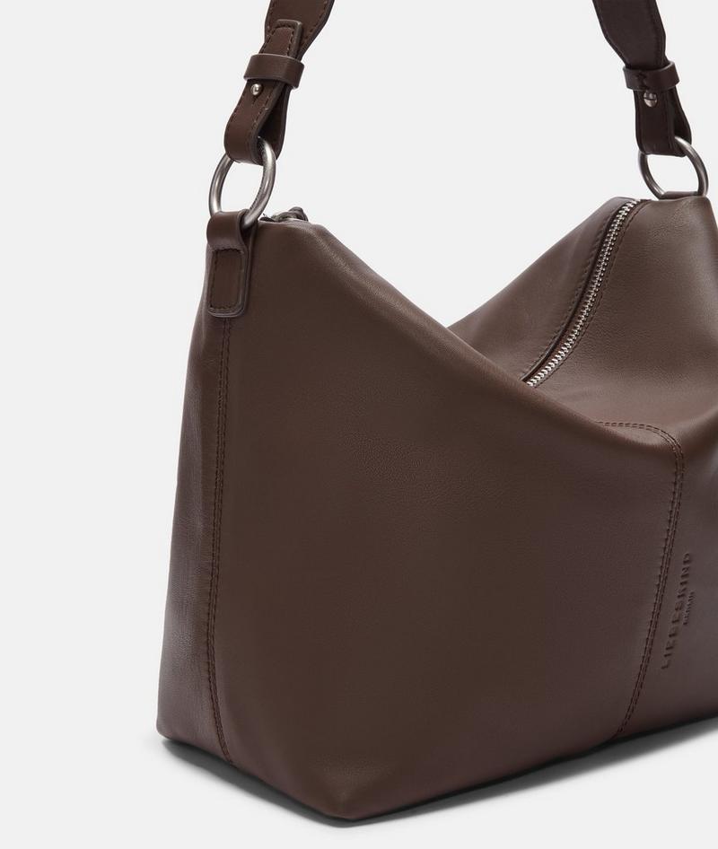 Liebeskind Herren Aissa Hobo S - Dunkelbraun