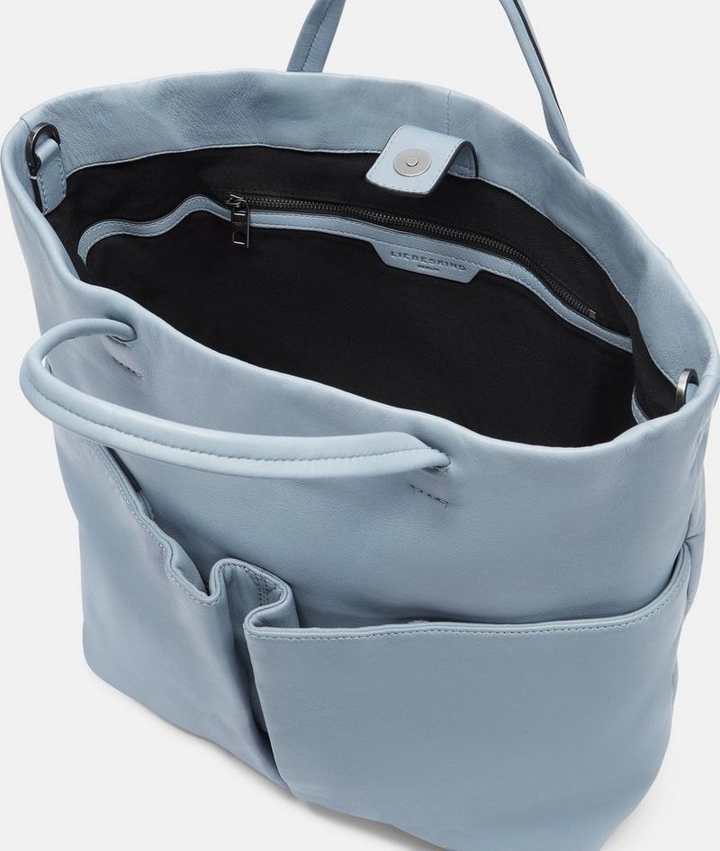 Liebeskind Herren Hera Tote L - Blassblau