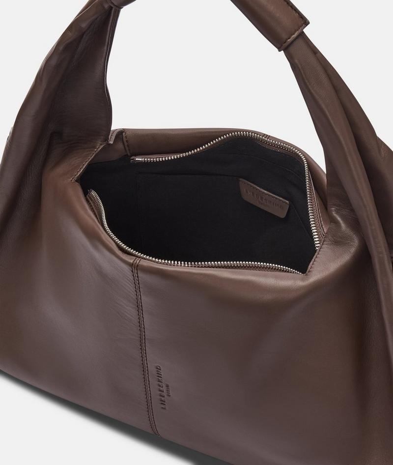 Liebeskind Herren Scarlet Satchel M - Dunkelbraun