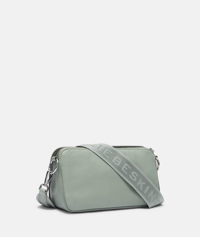 Liebeskind Herren Clarice Crossbody M - Dunkles Salbeigrün