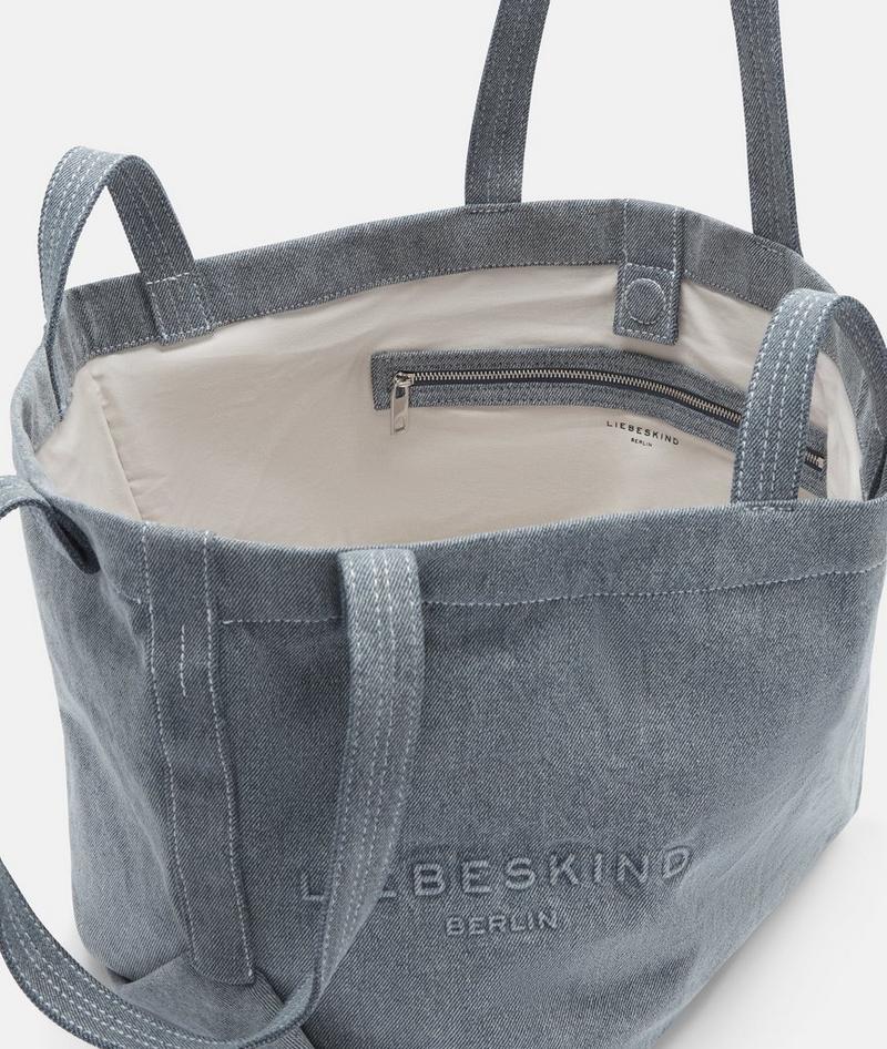 Liebeskind Herren Elvira Shopper M - Blassblau