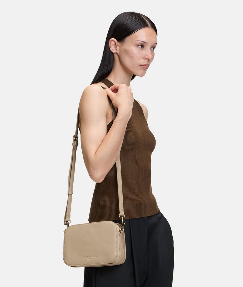 Liebeskind Herren Luka Crossbody S - Hellbraun