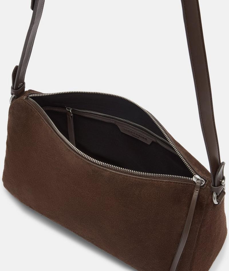 Liebeskind Herren Amalya Crossbody M - Dunkelbraun