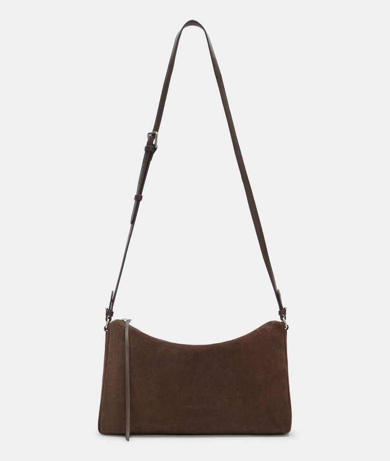 Liebeskind Herren Amalya Crossbody M - Dunkelbraun