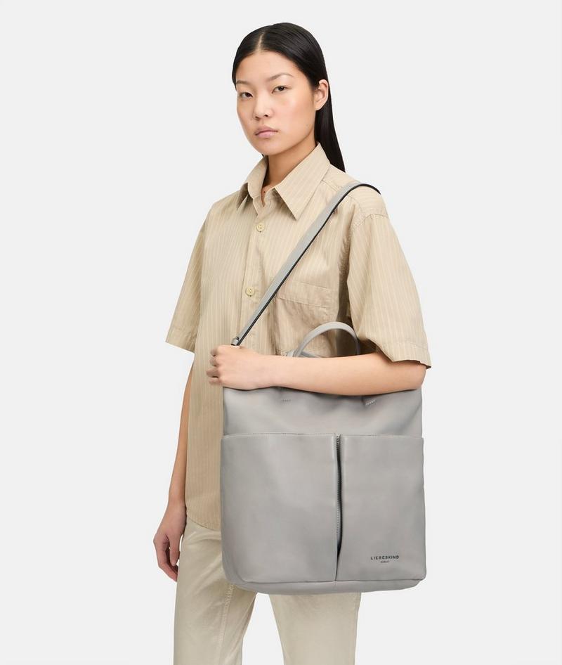 Liebeskind Herren Hera Tote L - Taubengrau