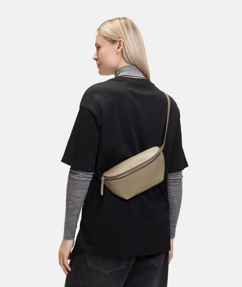 Liebeskind Herren Tavia Belt-bag M - Olivgrün