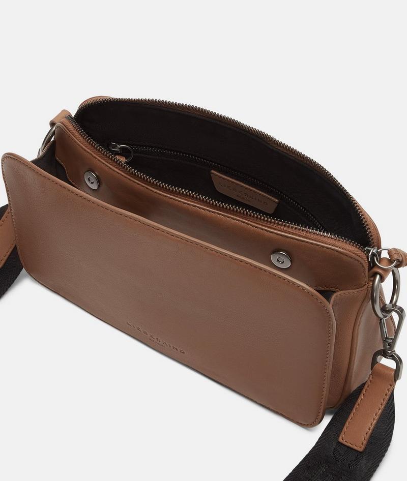 Liebeskind Herren Clarice Crossbody M - Karamell