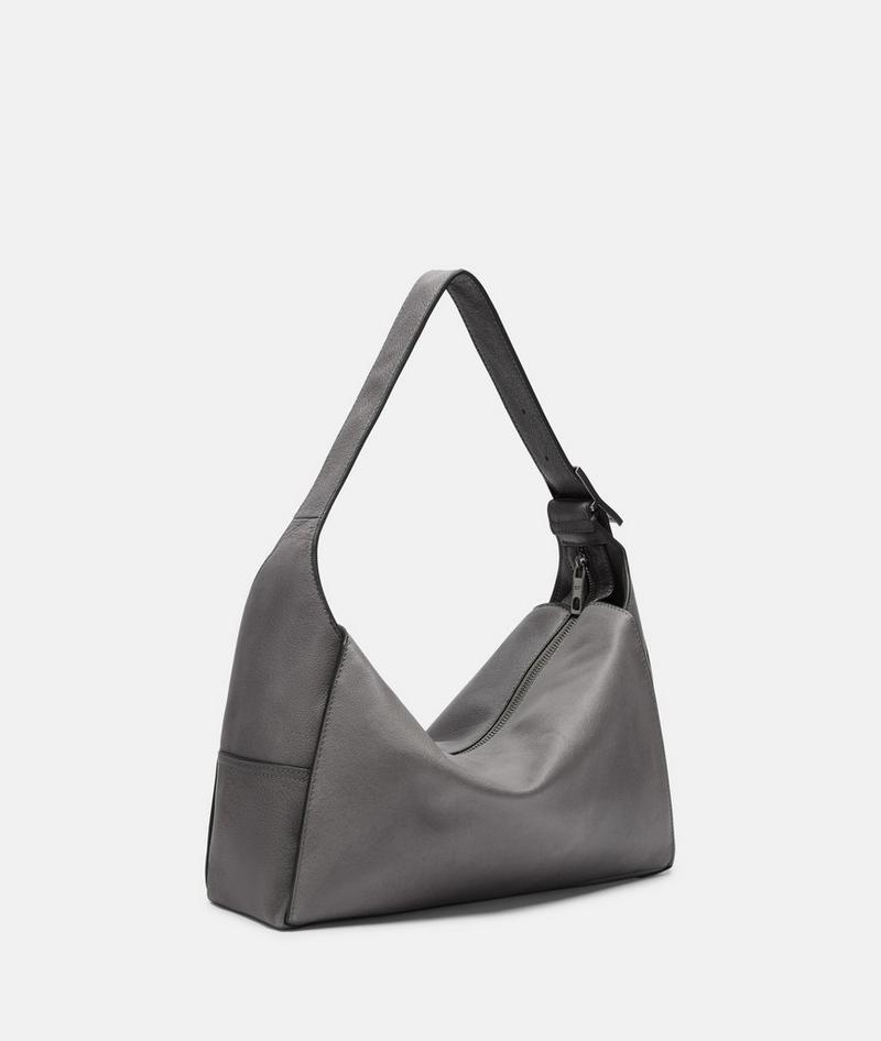 Liebeskind Herren Lou Hobo M - Grau