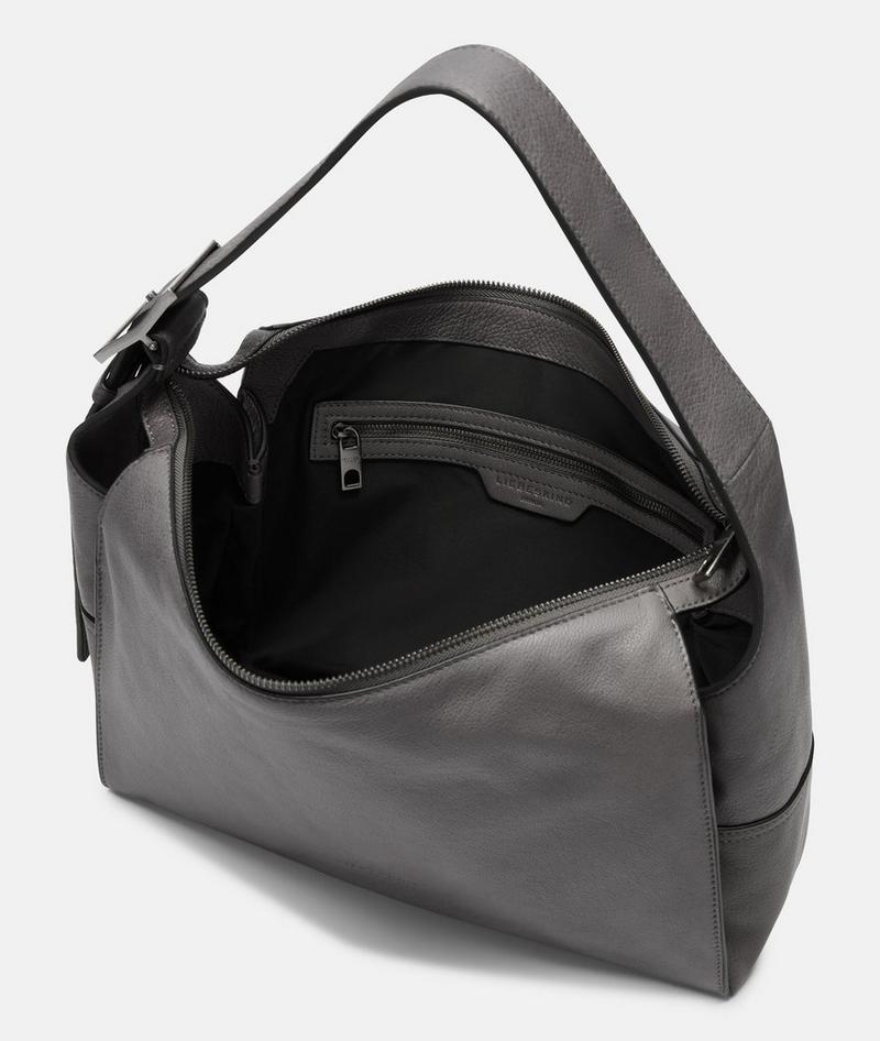 Liebeskind Herren Lou Hobo M - Grau